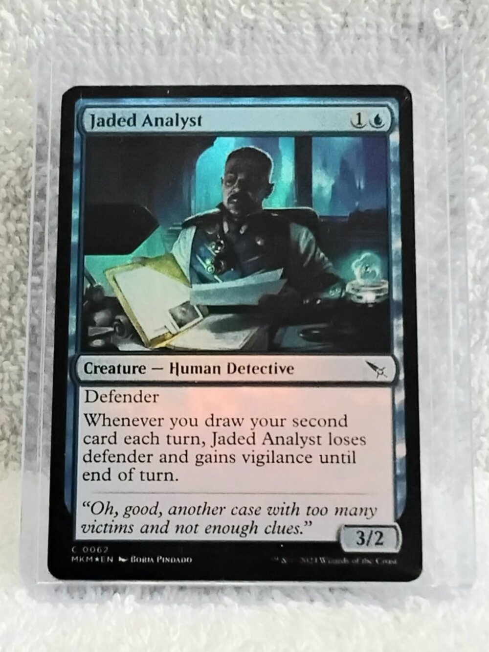 5/$20 Mint 2024 MTG Jaded Analyst C Foil Card 0062 Deckmaster!!